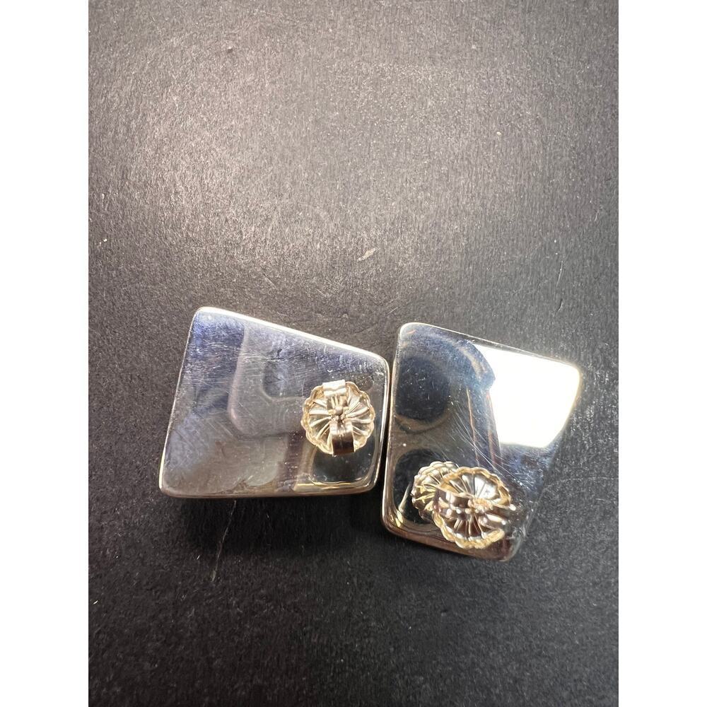 NEW Jay King blue apatite geometric sterling silver earrings - Picture 4 of 16